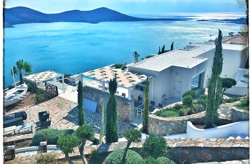 Elounda Villa | Unique villa with breathtaking sea view : Emotion Art Villa