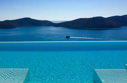 Elounda Villa | Unique villa with breathtaking sea view : Emotion Art Villa
