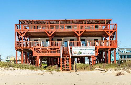 Surfside Beach House | Unobstructed Oceanfront SPECKLED TROUT Unit 5 Beach Pad!