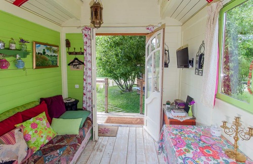 Noyant-et-Aconin House | Unusual night in a caravan in the countryside with private Spa, Pool, Sauna and Hammam