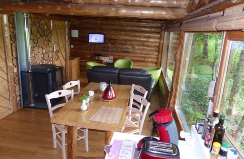 Tendon Ski Chalet | Unusual, secluded log cabin in the Vosges with luxury spa