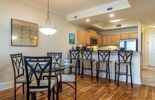 Dauphin Island Condo | UPDATED Beach Front Condo - Holiday Isle 302 - Pool, Sauna, Hot Tub, Grill, W/D
