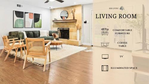 Farmers Branch Villa | Upscale 6BR 2,5BA Holiday Home with Pool, Hot Tub & Game Room