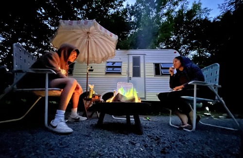 Parksville House | Upstate Catskills Beautiful 1978 Vintage Camper "Shirley"