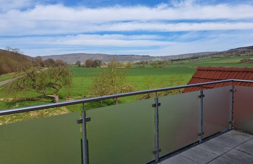 Oberweser Apartment | Vacation apartment Reinhardswald, shower, WC, 1 bedroom - Holiday apartments in the guesthouse