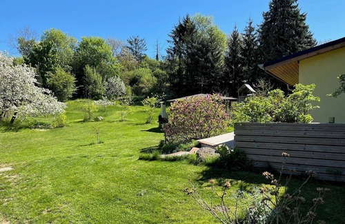 Ringenwalde Apartment | Vacation apartment at Düstersee with terrace and sauna in your own garden
