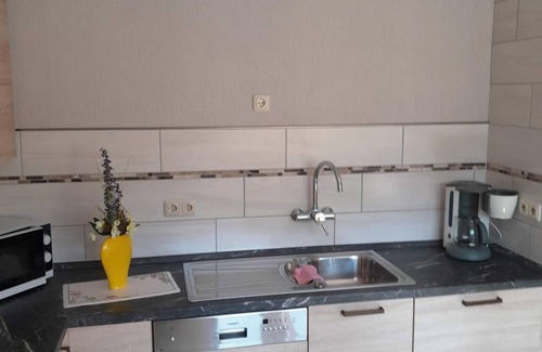 Altenkirchen Apartment | Vacation apartment with spacious sunbathing lawn long stay - Ferienwohnung Hombitz
