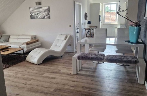 Klettbach Apartment | Vacation apartment with fully equipped kitchen, extra bedroom & bathtub in the bathroom