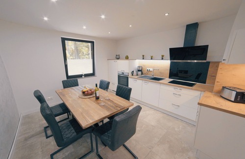 Guestrow House | Vacation home on the Inselsee, with private lake access, jetty and bathing facilities