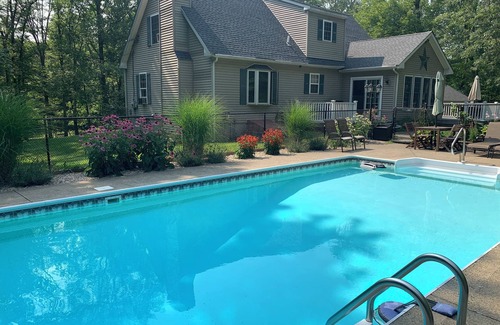 Copake Lake House | Vacation Home w/Private Heated Pool on 6 Acres Near Copake Lake/Catamount Ski