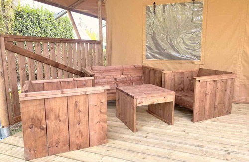 Jabbeke Ski Chalet | Vakantiepark Klein Strand - Glamping 4p