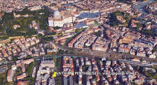 Quartiere XIII Aurelio Apartment | Vatican Penthouse Near S.Peter's Square