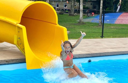Wateren Resort | VerandaChalet 6p centrally located in National Park, Swimming pool