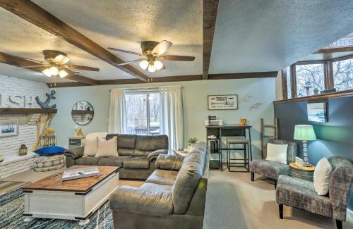 Vermilion House | Vermilion River Home with Hot Tub and Private Dock!