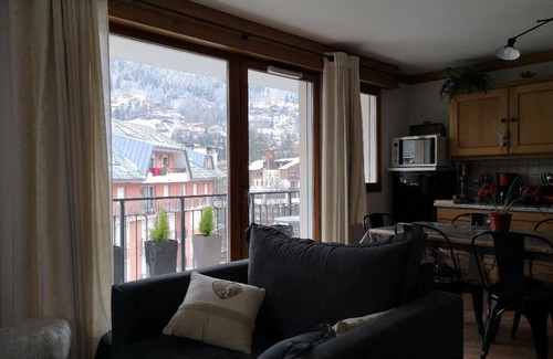 Saint-Gervais-les-Bains Apartment | VERY NICE T3 CLASS 3*, 62 m2,100 m Gondola,Balcony 18M2,Queensize bed,2 bedrooms