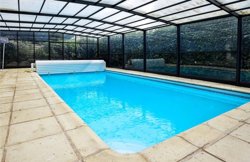 Fervaques House | Very nice Norman half-timbered house with covered heated pool and indoor Jacuzzi.