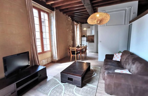 Bergerac Apartment | Vibrant 1-Bedroom Apartment in the Lively Historic Center of Bergerac