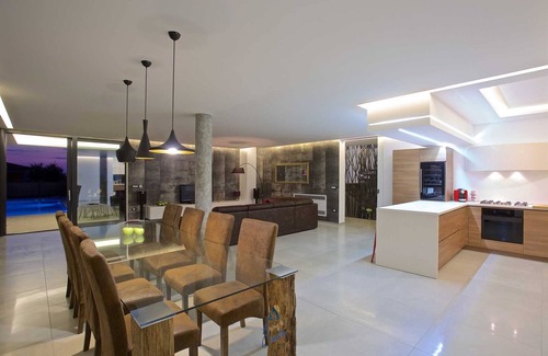 Farini Villa | Vibrant modern 5-BR Villa for 10+2, with pool and a sea view