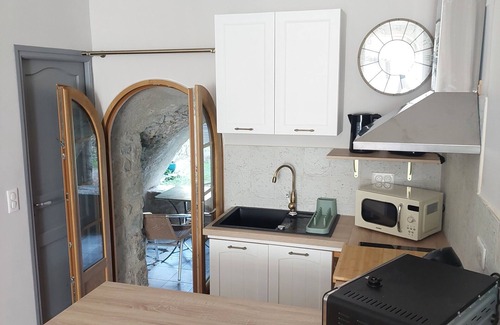 Molitg-les-Bains Apartment | Vieux Chateau Le Casteil, furnished studio in a 15th century castle fort.