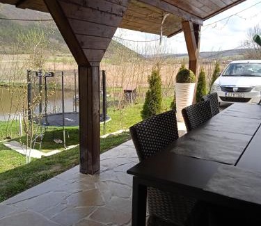 Taga House | Vila Sabo- Casa de vacanta cu lac de pescuit si ciubar cu hidromasaj