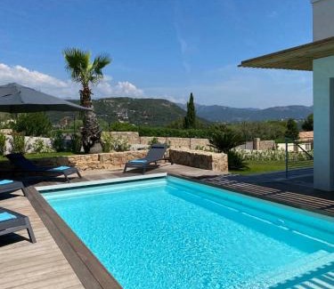 Cirendinu Villa | Villa Maria 12 pers piscine chauffée 5 min plage en voiture