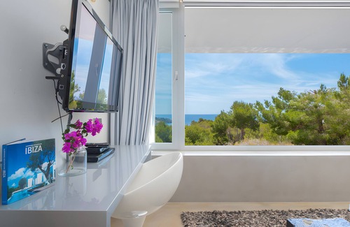 Sant Josep de sa Talaia Villa | Villa '10-9' with Sea View, Wi-Fi and Air Conditioning