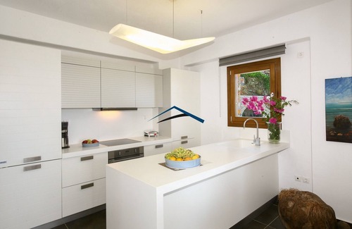 Kea Villa | Villa Ailea with an infinity swimming pool and a great sunset and sea view.