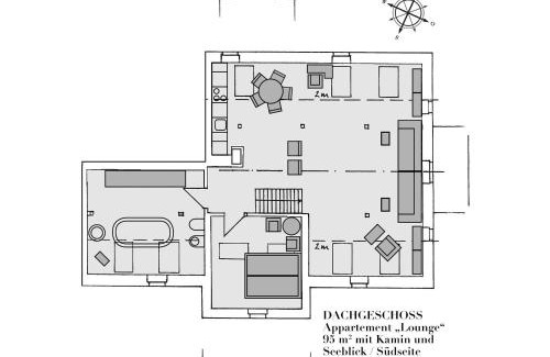 Warnitz Apartment | Villa am Trumpf - Design-Appartements im Naturgarten am See