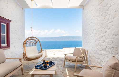 Hydra Villa | Villa Aqua Vista with private seafront