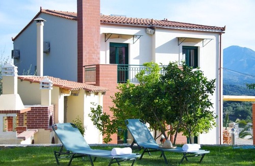 Kato Valsamonero Villa | Villa Balsam: Luxury villa with private swimming pool, garden, and barbeque.