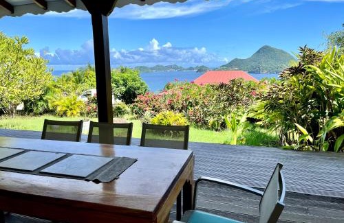 Grand Anse Villa | Villa Bambou, vue mer, panorama sur la baie des Saintes