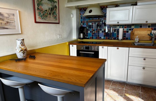 Veules-les-Roses House | Villa Bethléem - Restored thatched cottage with sea views