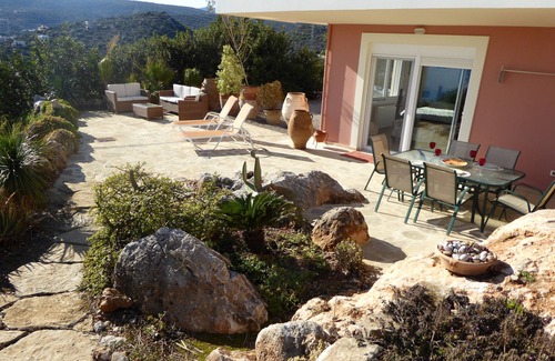 Almyros Apartment | Villa Celeste, breathtaking sea view. Luxury part-villa above Almyros Beach