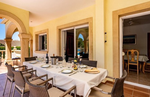 Mar Azul Villa | "Villa Delfino" with mountain and sea view, private pool, garden, terrace, air conditioning & Wi-Fi