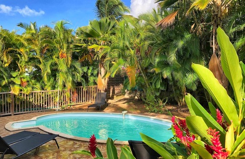 Bas Vent Villa | Villa Deshaies. 3 rooms. Pool. Sea at 300m.