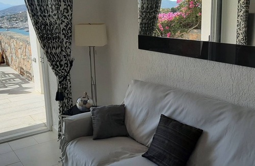 Mavrikiano Villa | Villa DORE, magnificent view of the sea and mirabello bay