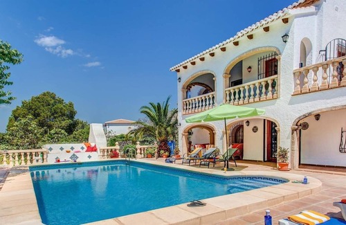 Mar Azul Villa | "Villa Enzo" with Sea and Mountain View, Private Pool, Garden, A/C & Wi-Fi