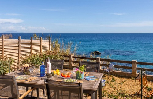 Erbalunga Villa | Villa Erbalunga, waterfront home, with garden and sea-view terrace.