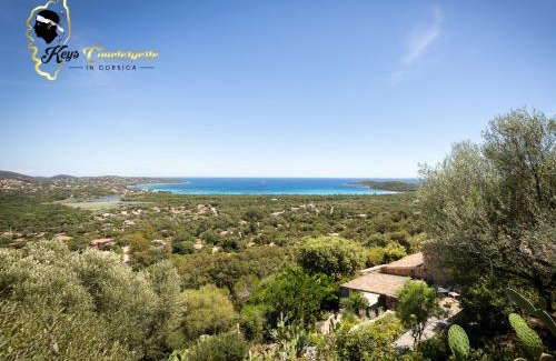 Sainte-Lucie-de-Porto-Vecchio House | Villa Ficaja 10 pers JACUZZI vue MER PINARELLO