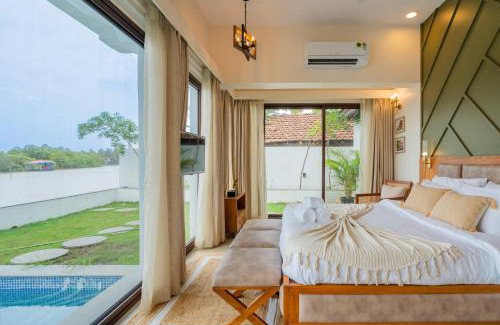 Pilerne Industrial Estates Villa | Villa Fleuve 6-BHK Riverfront Hideaway With Infinity Pool & Bathtub