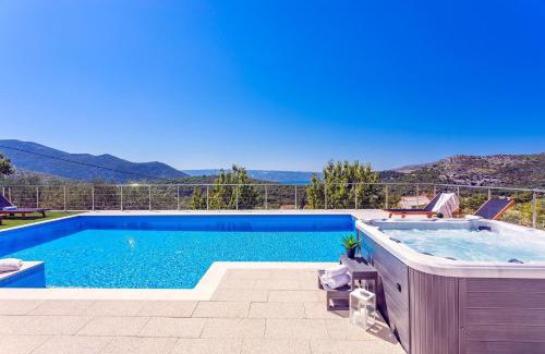 Gata Villa | Villa Flora with a 53 sqm private pool with Cinema room with projector and 4 en-suite bedrooms