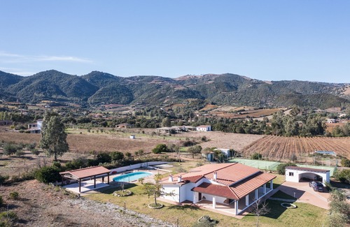 Cannonau di Sardegna Wine Area Villa | Villa "Is Carcuris" with Mountain View, Private Pool & Wi-Fi