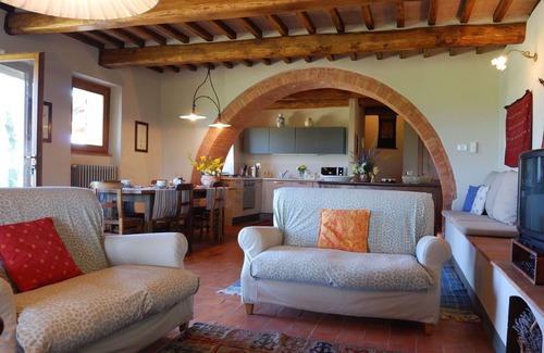 Monticchiello House | Villa with panoramic views of Pienza and Val d'Orcia