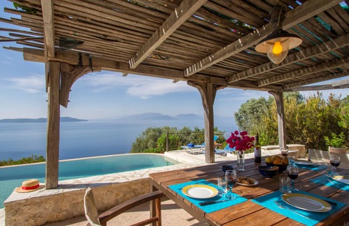 Sivota Villa | Villa Katsika, the charm and one of the best sea view on Lefkada island