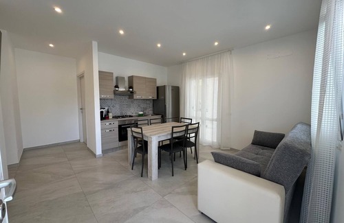 Santa Maria del Focallo Villa | Villa 'Kennedy' with Sea View, Private Pool and Air Conditioning