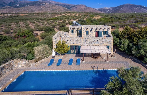 Livadia Villa | Villa Kimothoe w/Private Pool & Sea views only 10 km to famous Elafonissi Beach