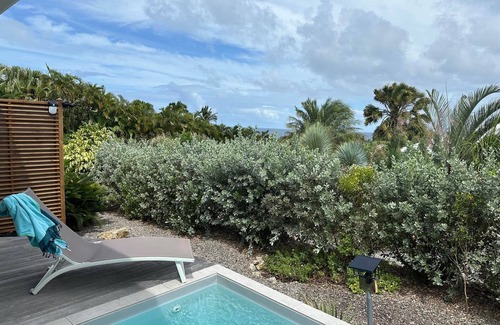 Sainte-Anne Villa | Villa Lagon 2 people, sea view, in the heart of the Riviera of the Guadeloupe Islands