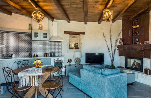 Paidochori Villa | Villa Liodosifis | Private heated* pool & amazing seaview