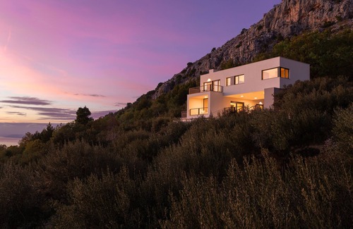 Jesenice Villa | Villa Marmoris - Private paradise, 250m above sea level with most unique view
