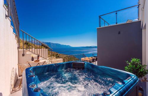 Lokva Rogoznica Villa | Villa Mia with private pool, Whirlpool, gym, sauna, seaviews